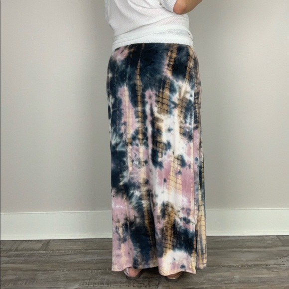 Gypsy Wanderer Tie Dye Maxi Skirt S Boho Hippie - Picture 7 of 8